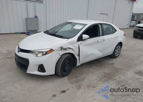 2015 Toyota Corolla S z USA, uszkodzony, nr VIN 2T1BURHE5FC262323